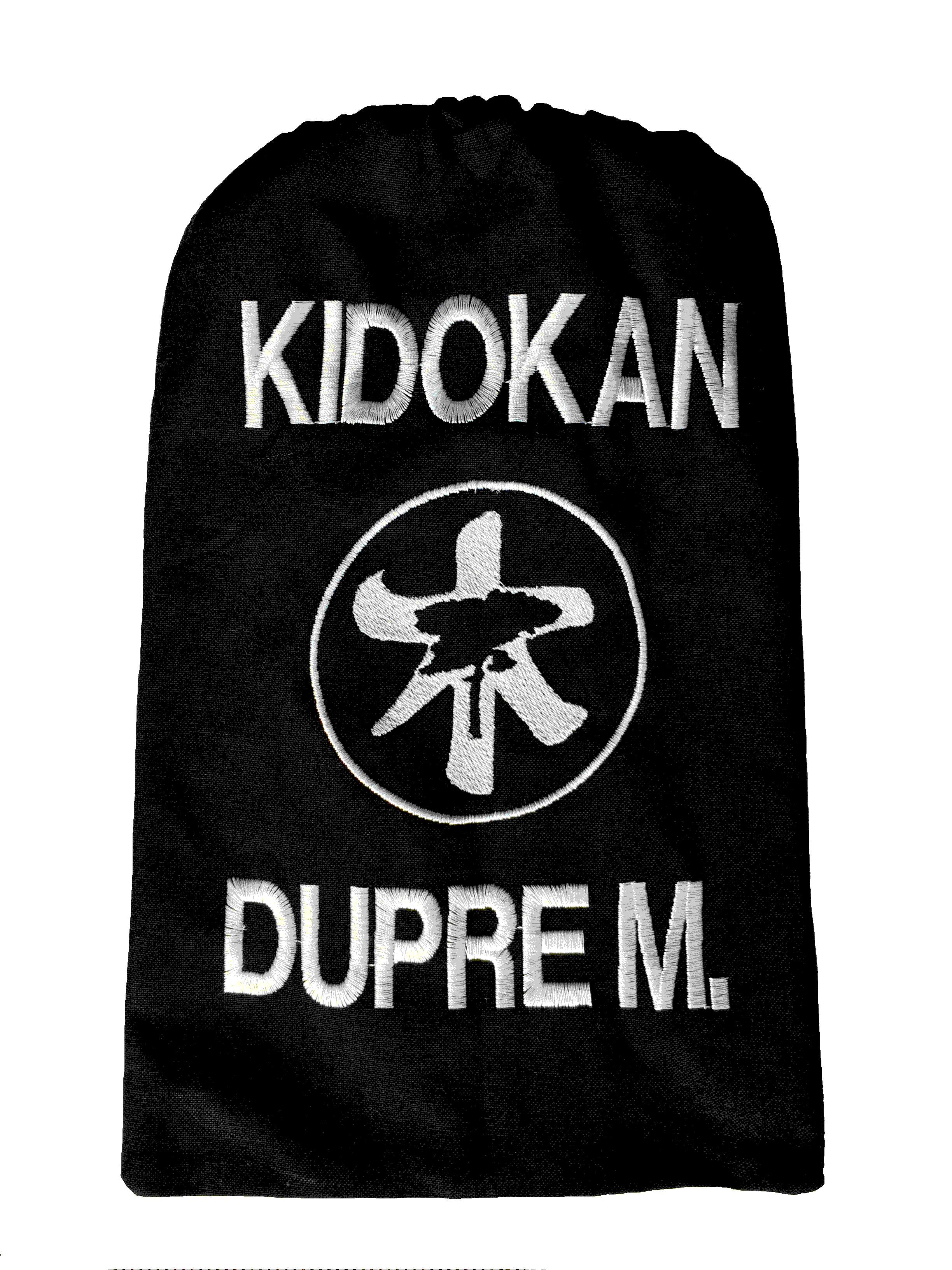 Zekken - Namenschild mit gestickten Buchstaben für Kendo-Bogu