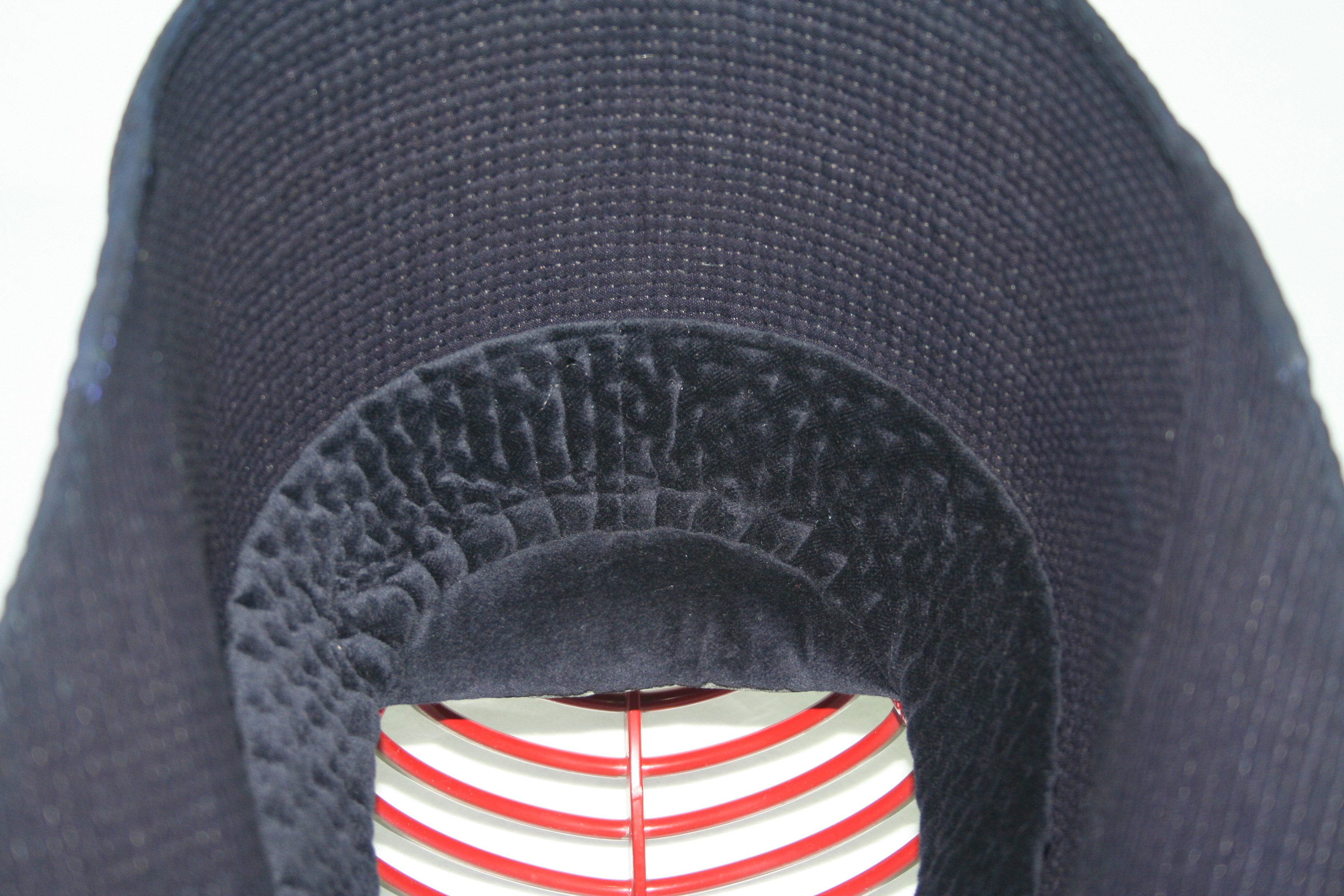 Innenansicht eines Kendo-Men mit 1.5bu Nahtabstand - Gesichtsring